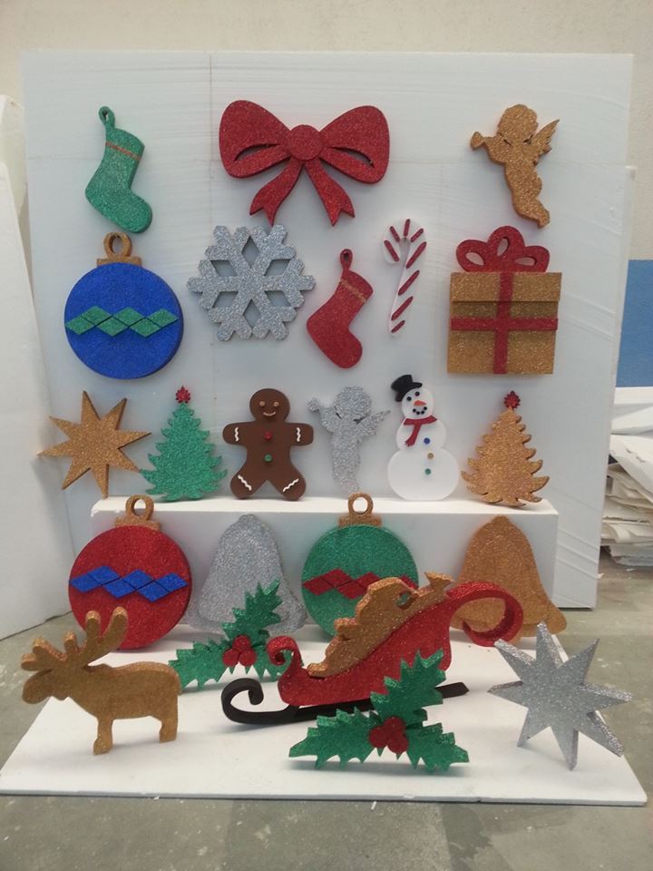 SILUETAS DECORACIÓN NAVIDAD